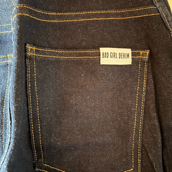 Bad Girl Denim - Vixen by Micheline Pitt High Waisted Skinny Jeans - Picture 3 of 5